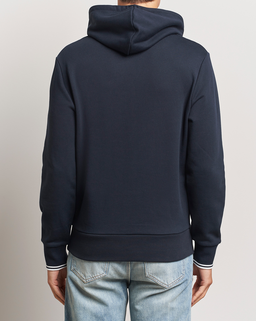 Hombres | Jerséis y prendas de punto | Fred Perry | Tipped Hoodie Navy