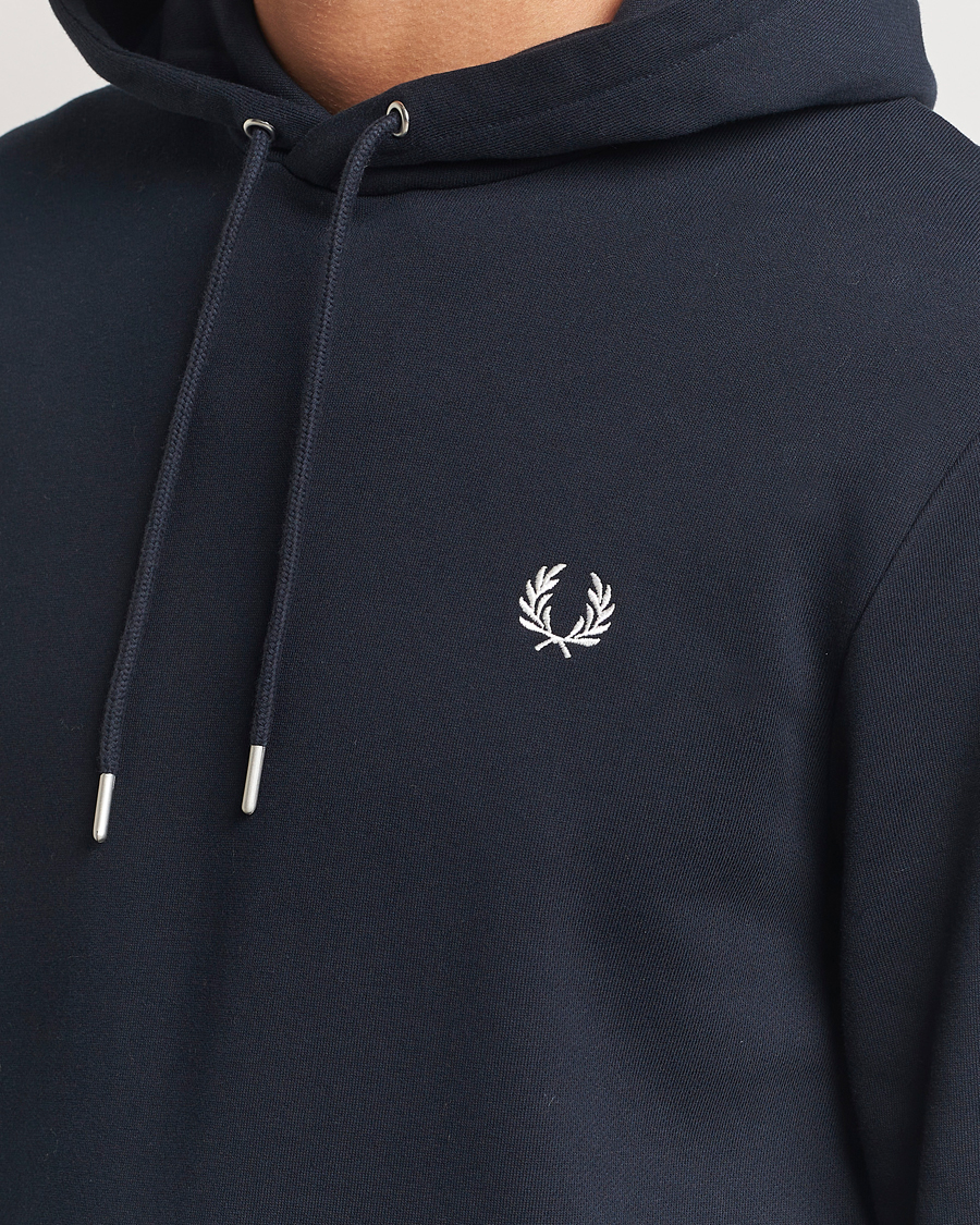 Hombres | Jerséis y prendas de punto | Fred Perry | Tipped Hoodie Navy