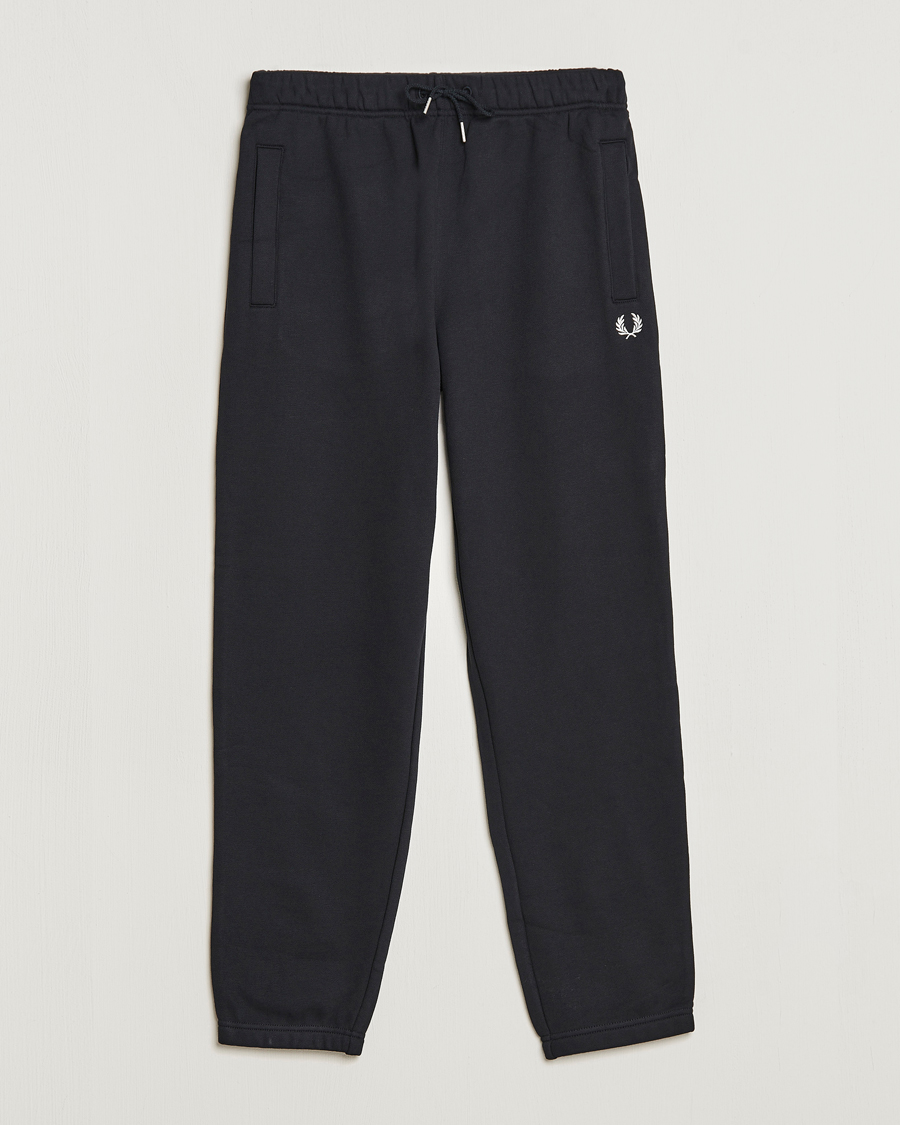 Hombres | Pantalones | Fred Perry | Loopback Sweatpants Black