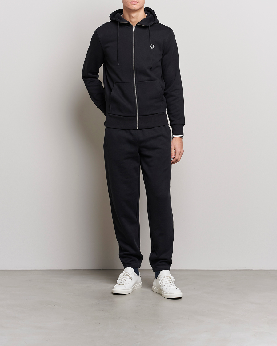 Hombres | Pantalones | Fred Perry | Loopback Sweatpants Black