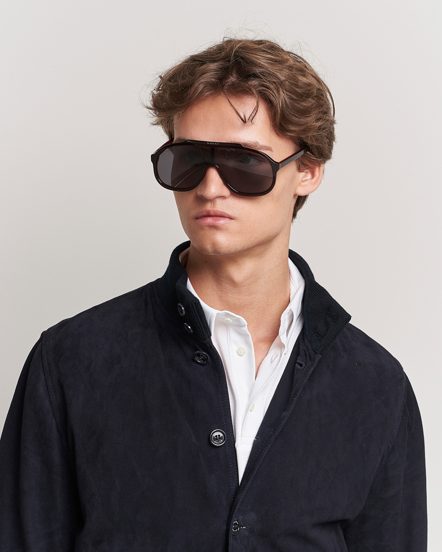 Hombres | Gafas de sol de aviador | Gucci | GG1038S Sunglasses Black