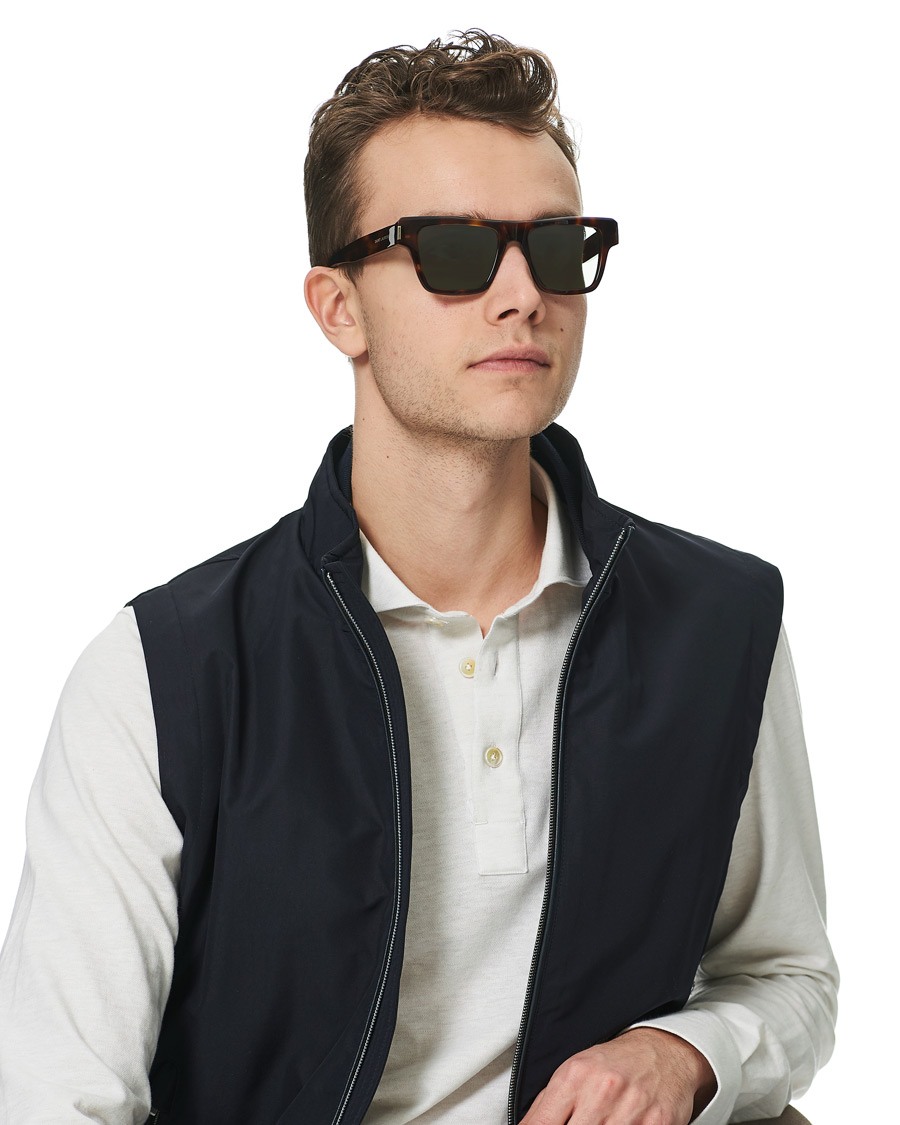 Hombres | Saint Laurent SL 469 Sunglasses Havana Green | Saint Laurent | SL 469 Sunglasses Havana Green