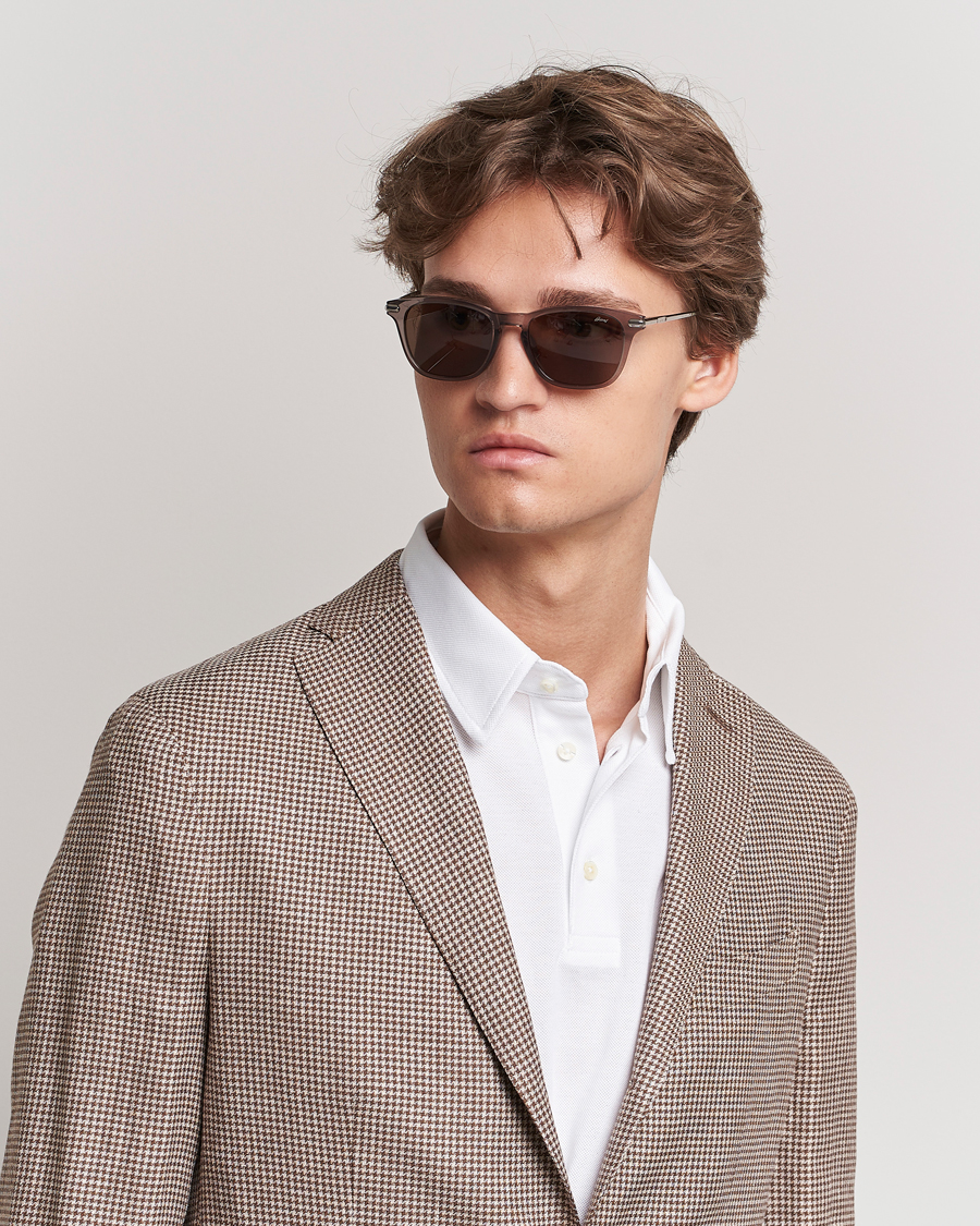 Hombres |  | Brioni | BR0092S Titanium Sunglasses Grey Silver