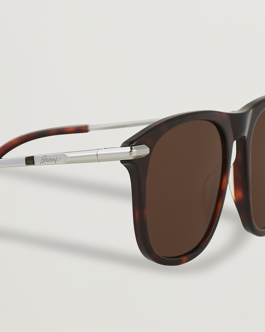 Hombres | Brioni BR0094S Sunglasses Havana Brown | Brioni | BR0094S Sunglasses Havana Brown