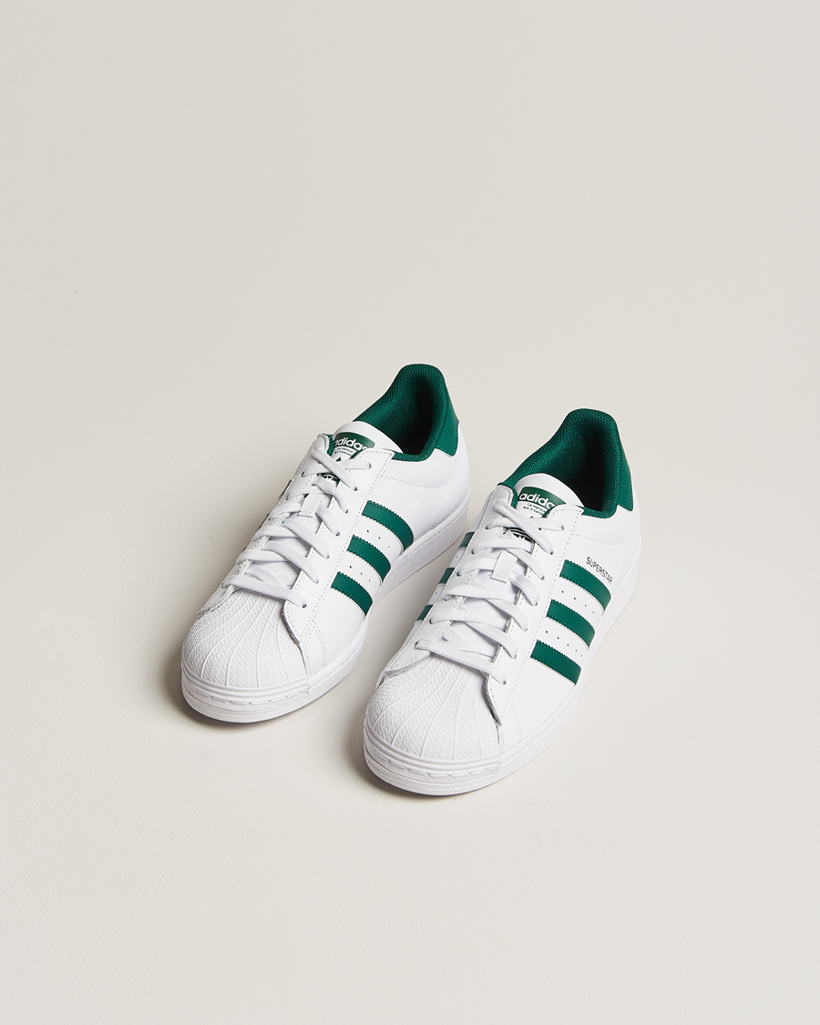 Hombres | adidas Originals Superstar Sneaker White/Green | adidas Originals | Superstar Sneaker White/Green
