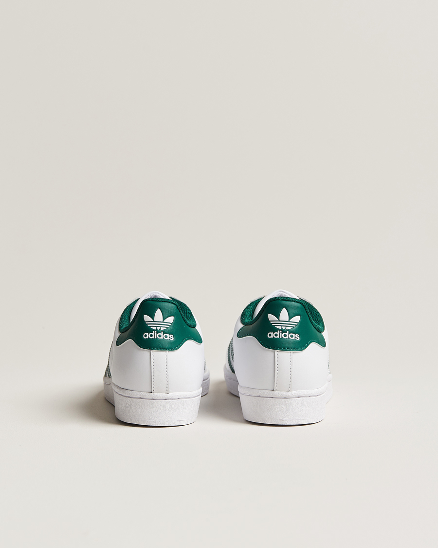 Hombres | adidas Originals Superstar Sneaker White/Green | adidas Originals | Superstar Sneaker White/Green