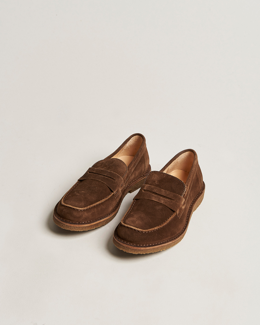 Hombres | Zapatos de ante | Astorflex | Mokaflex Loafers Dark Khaki Suede