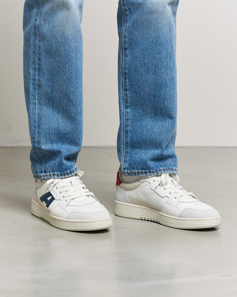 Hombres | Axel Arigato A-Dice Lo Sneaker Blue/Red | Axel Arigato | A-Dice Lo Sneaker Blue/Red