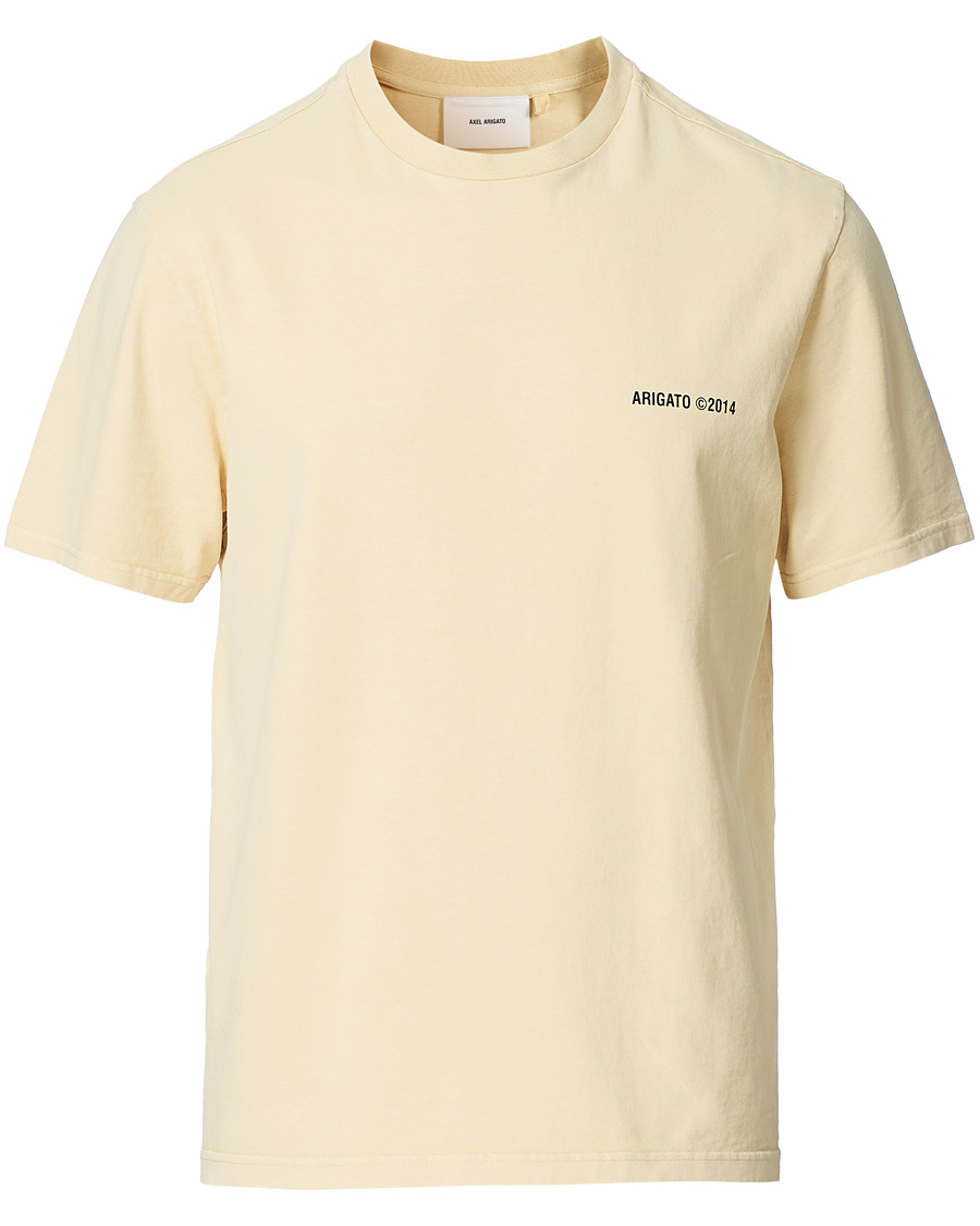 Hombres | Camisetas | Axel Arigato | London Tee Natural Yellow