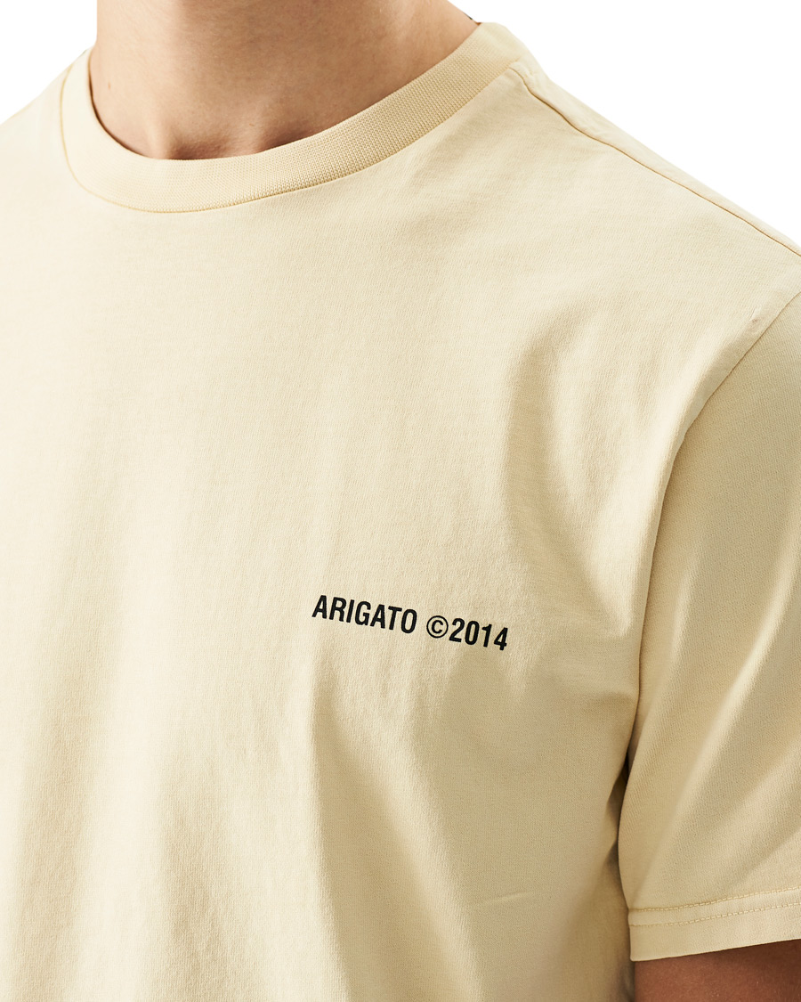 Hombres | Camisetas | Axel Arigato | London Tee Natural Yellow