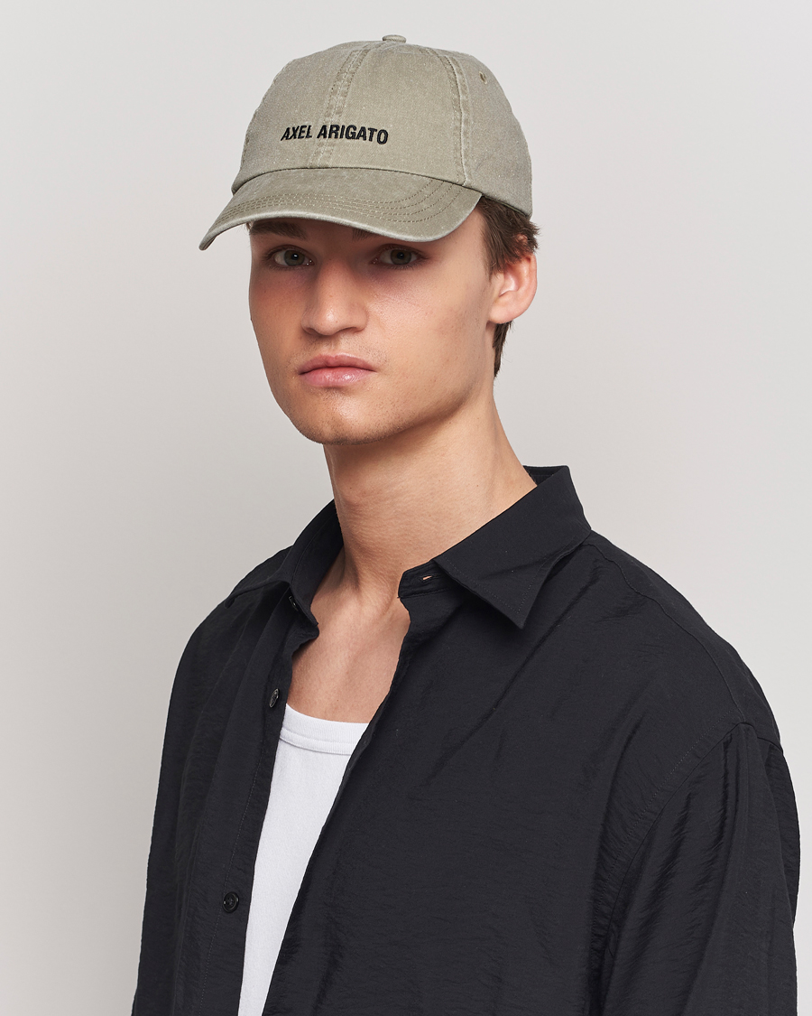 Hombres |  | Axel Arigato | AA Logo Cap Washed Beige