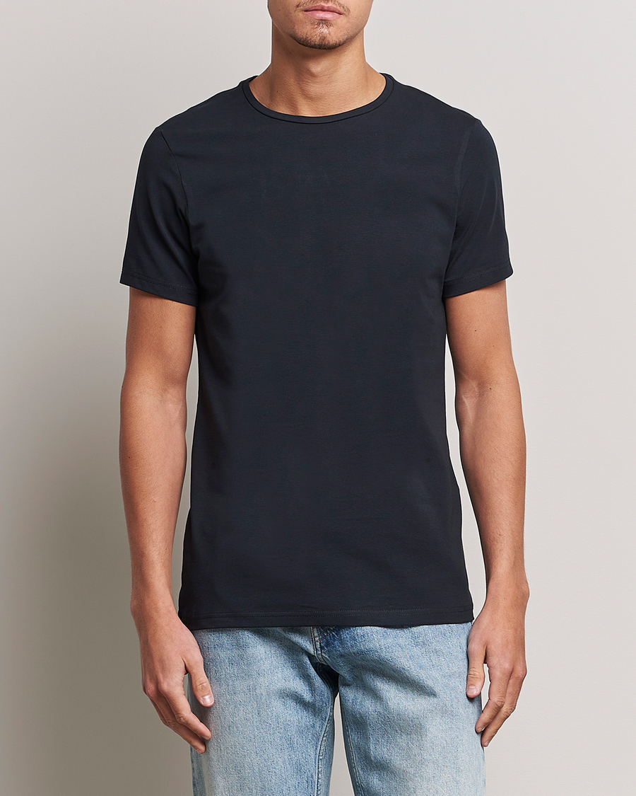 Hombres | Camisetas | Bread & Boxers | 2-Pack Crew Neck Tee Dark Navy