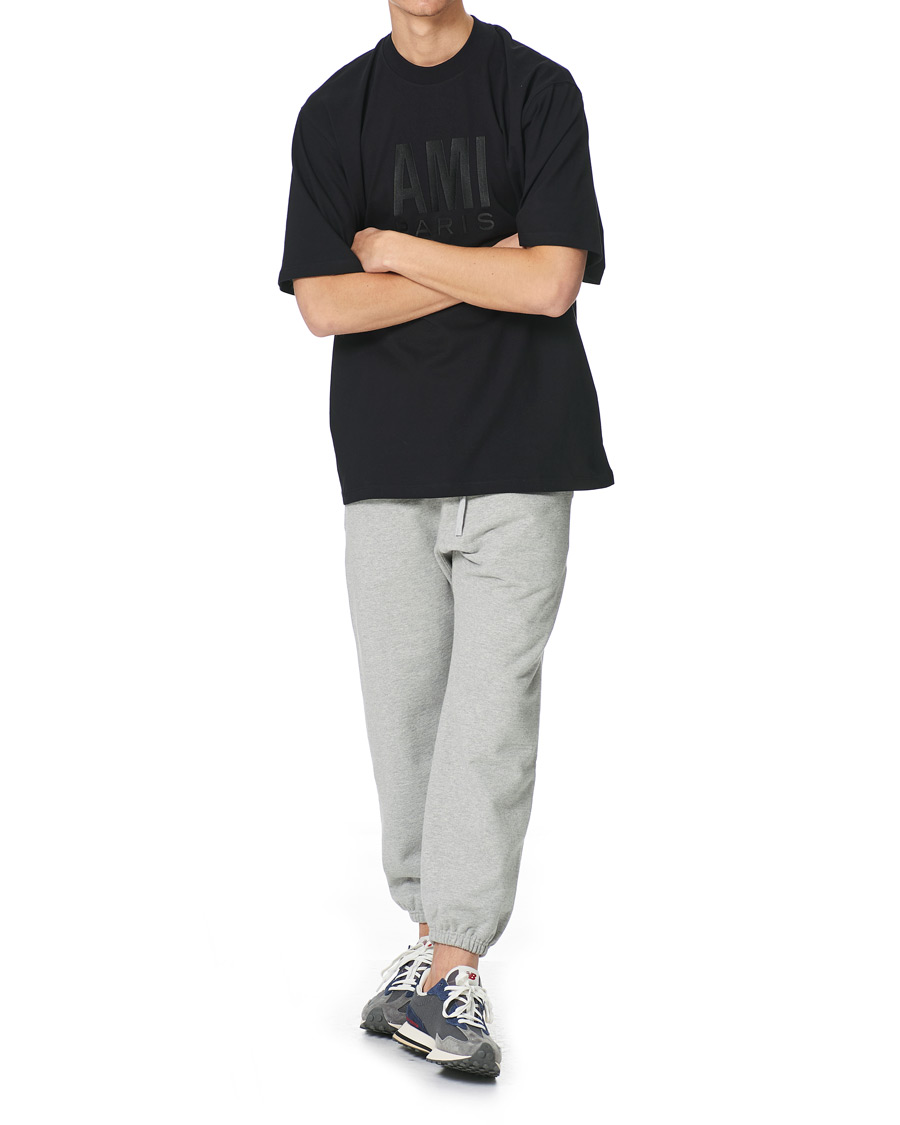 Hombres | Camisetas | AMI | Oversize Logo Tee Black