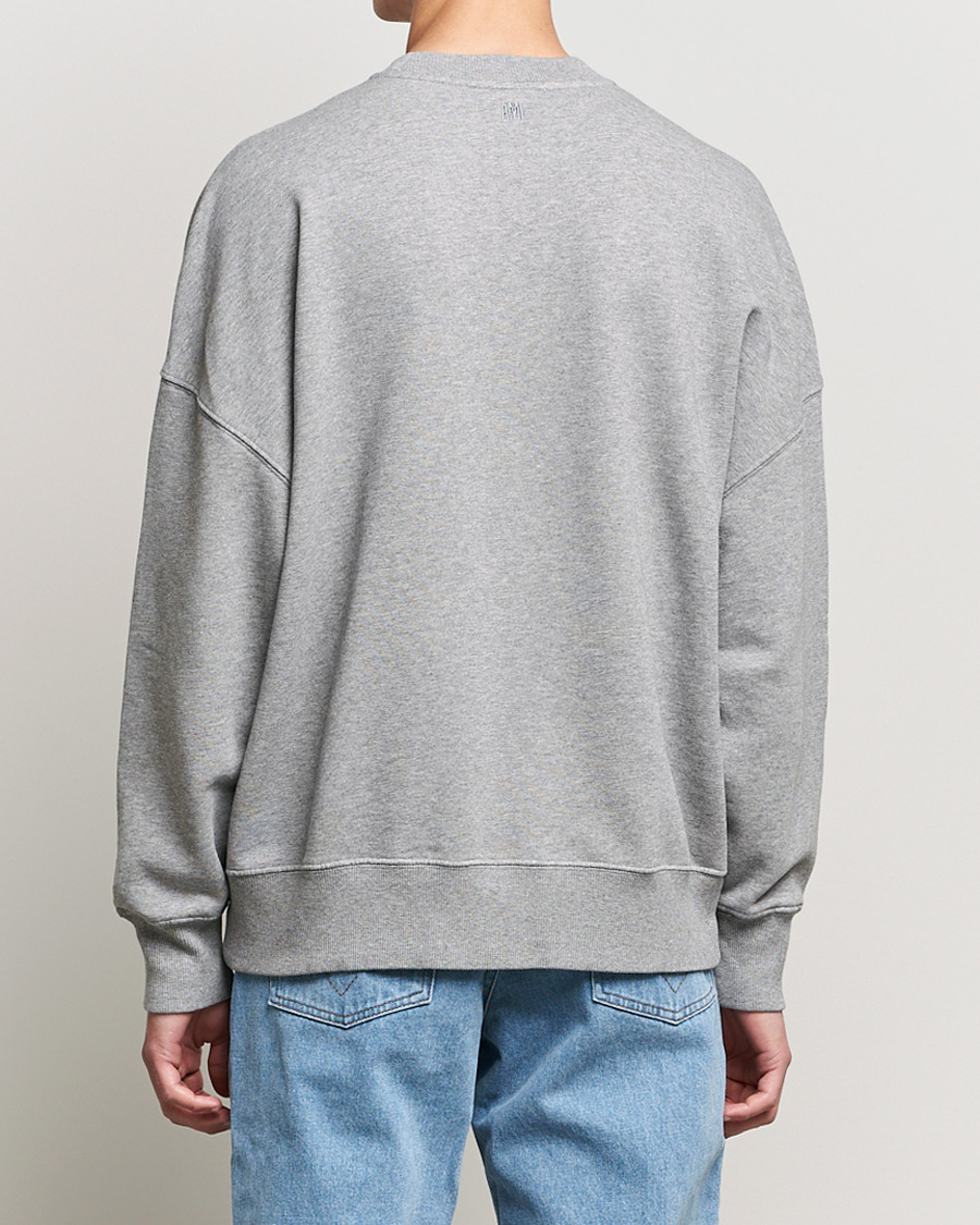 Hombres | Jerséis y prendas de punto | AMI | Oversize Logo Sweatshirt Heather Grey
