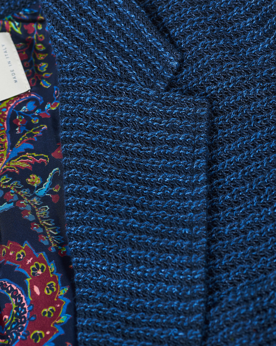 Hombres | Blazers | Etro | Jacquard Jersey Blazer Navy