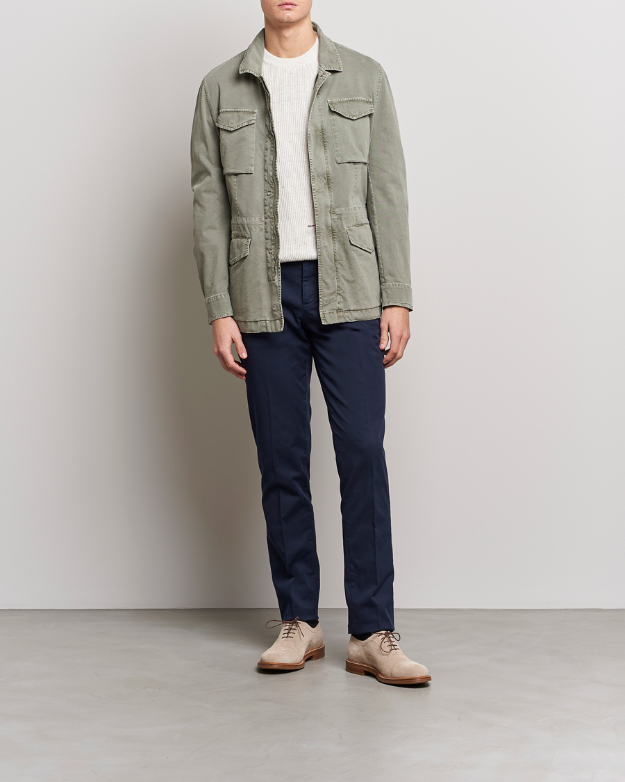 Hombres | Pantalones | Brunello Cucinelli | Slim Fit Chinos Navy