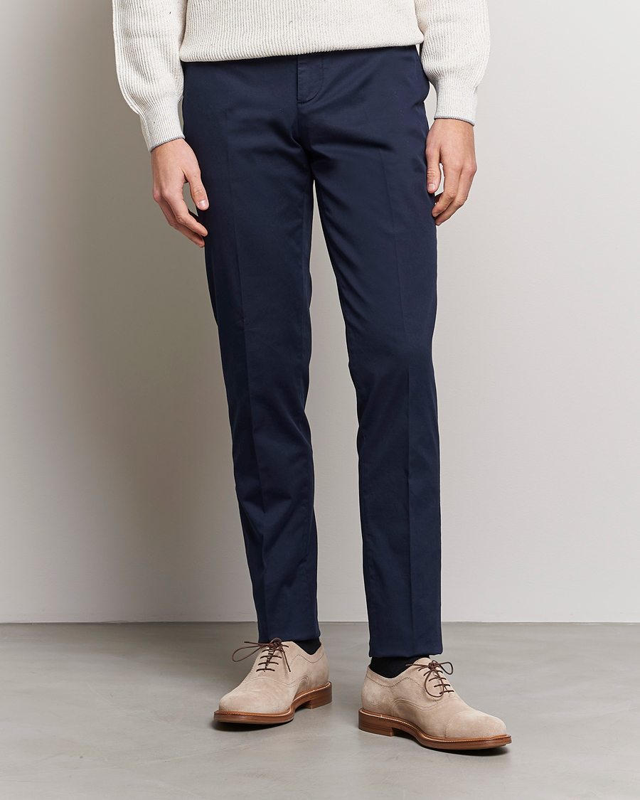 Hombres | Ropa | Brunello Cucinelli | Slim Fit Chinos Navy