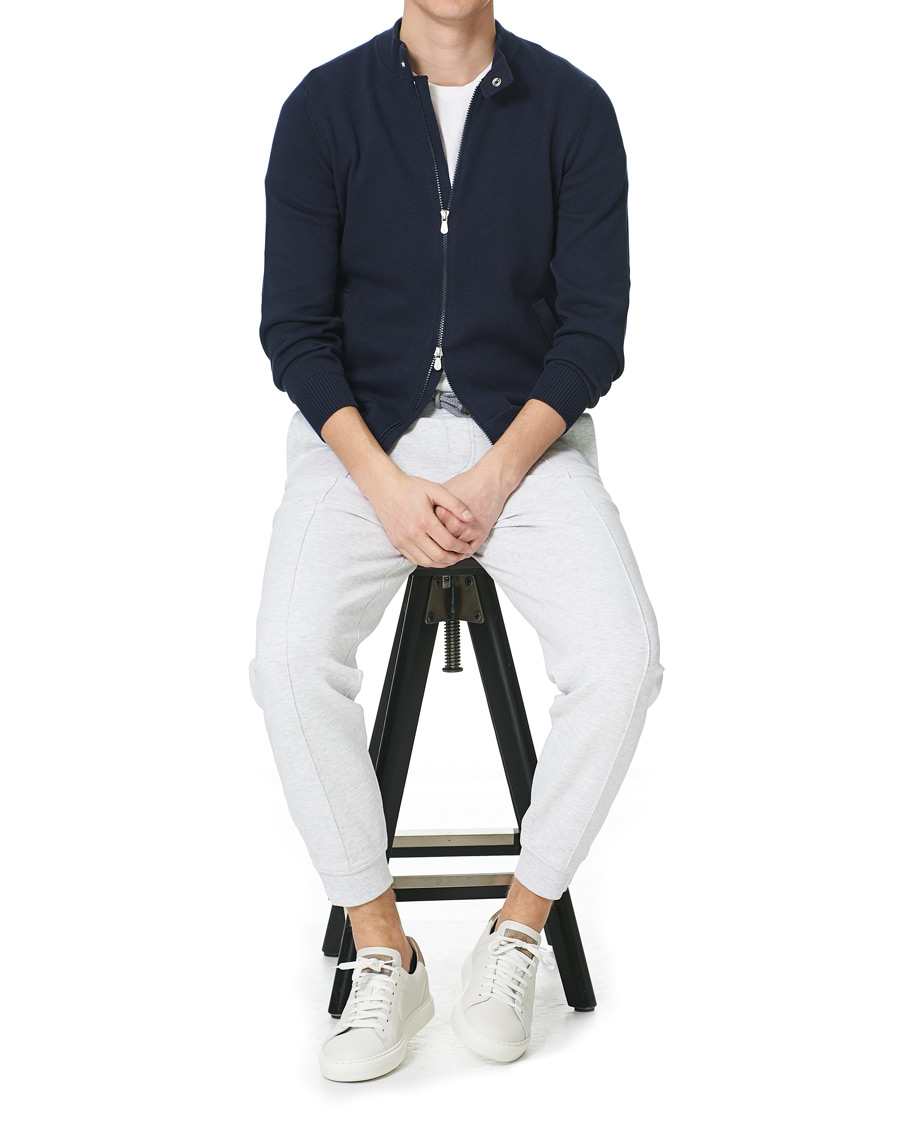 Hombres | Brunello Cucinelli Plain Sneaker White Calf | Brunello Cucinelli | Plain Sneaker White Calf