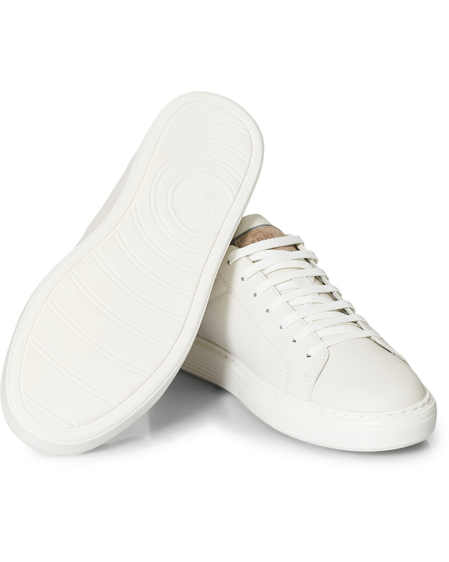 Hombres | Brunello Cucinelli Plain Sneaker White Calf | Brunello Cucinelli | Plain Sneaker White Calf