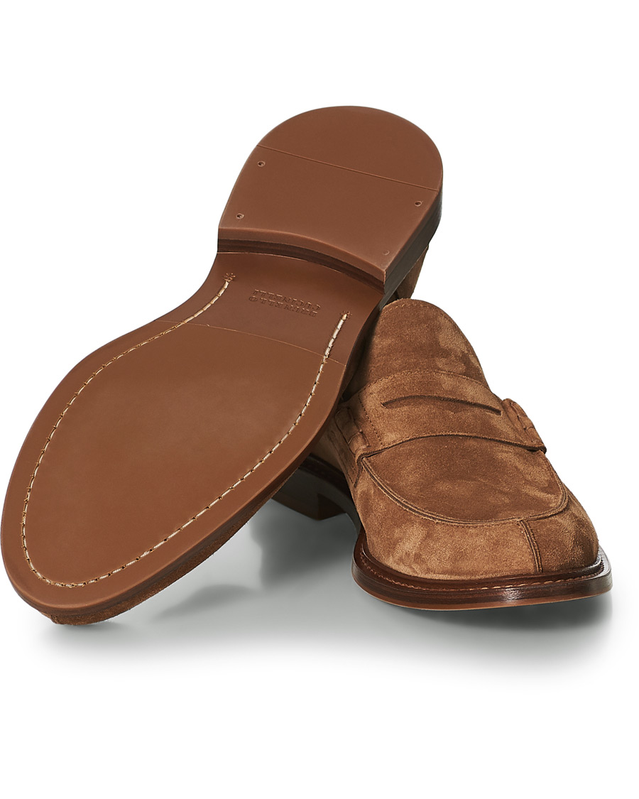 Hombres | Brunello Cucinelli Penny Loafer Brown Suede | Brunello Cucinelli | Penny Loafer Brown Suede