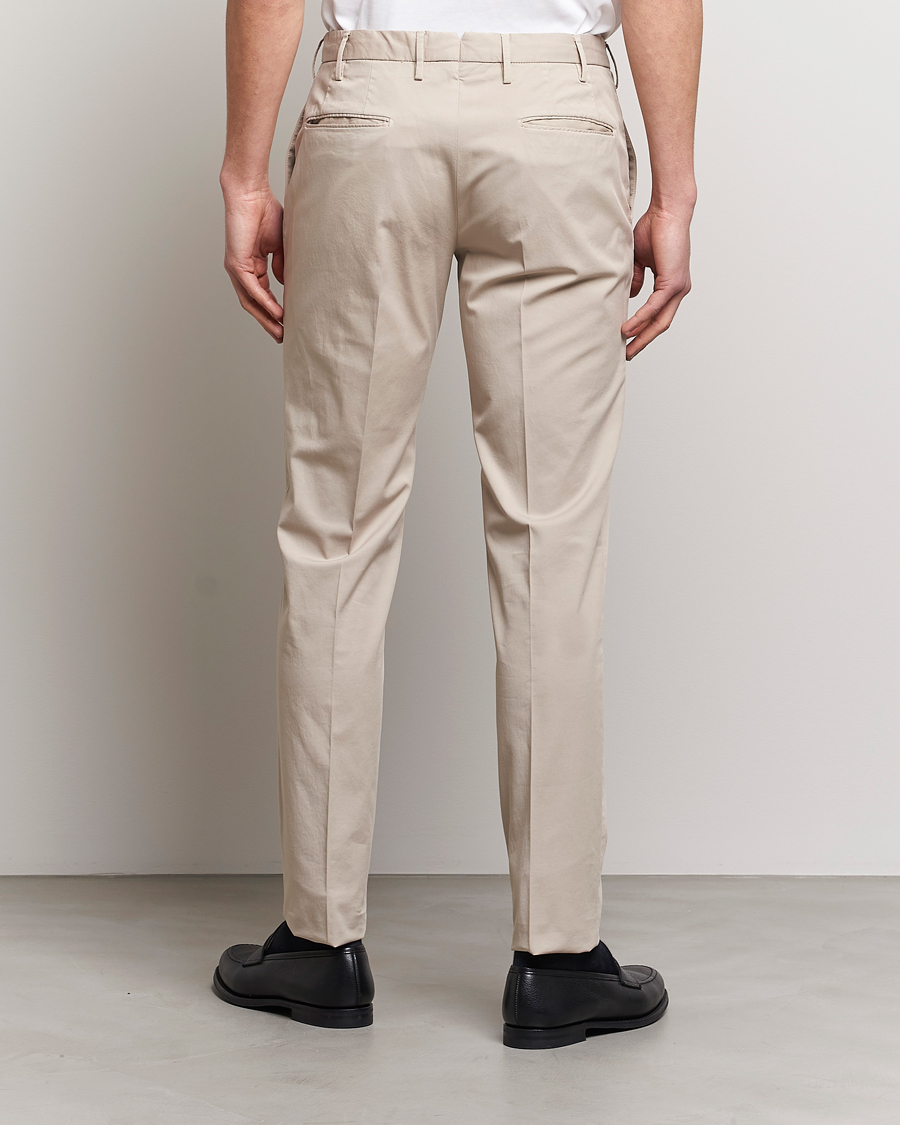 Hombres | Pantalones | Incotex | Slim Fit Comfort Chinos Light Grey