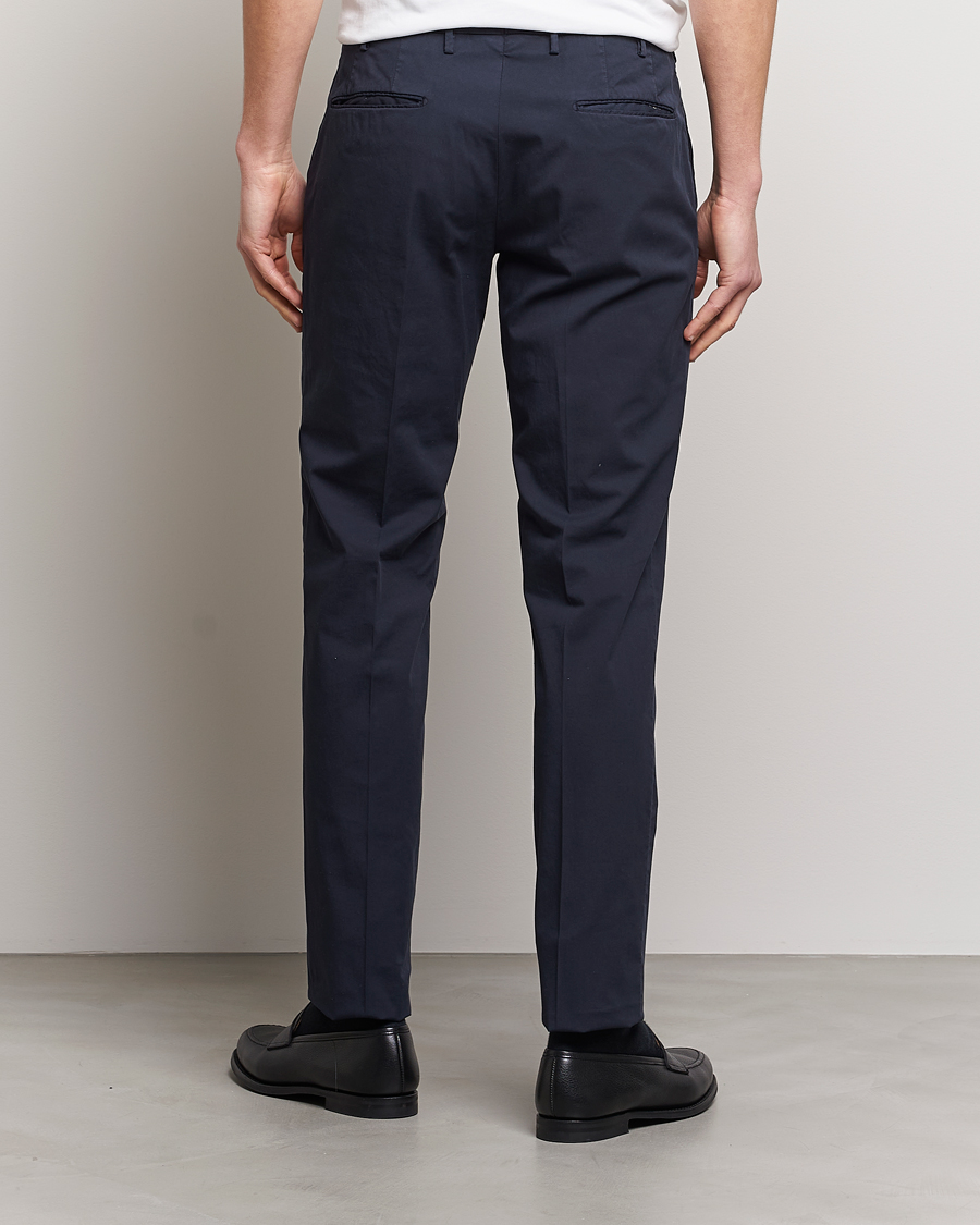 Hombres | Pantalones | Incotex | Slim Fit Comfort Chinos Navy