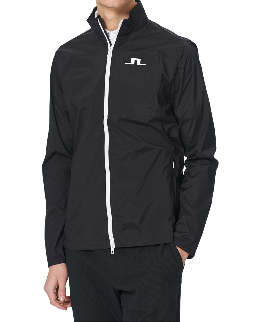 Hombres | Abrigos y chaquetas | J.Lindeberg | Ash Light Packable Golf Jacket Black