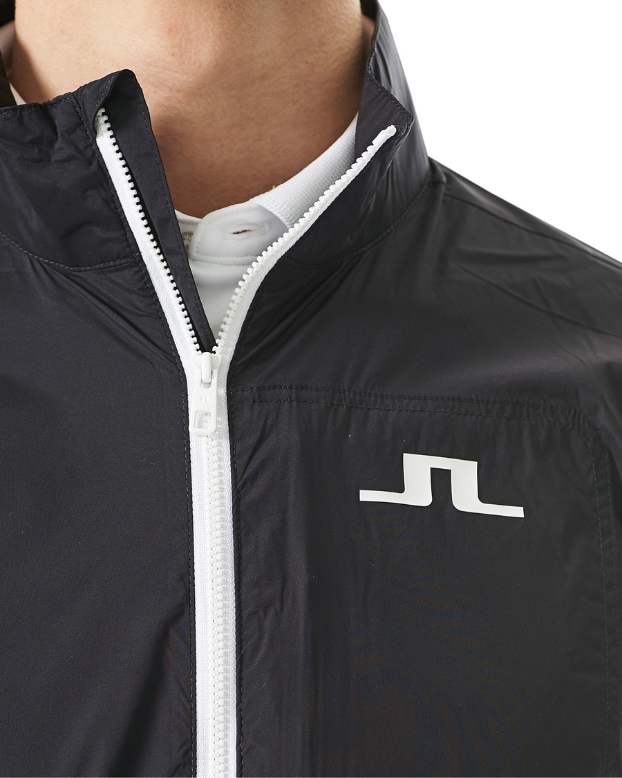 Hombres | Abrigos y chaquetas | J.Lindeberg | Ash Light Packable Golf Jacket Black