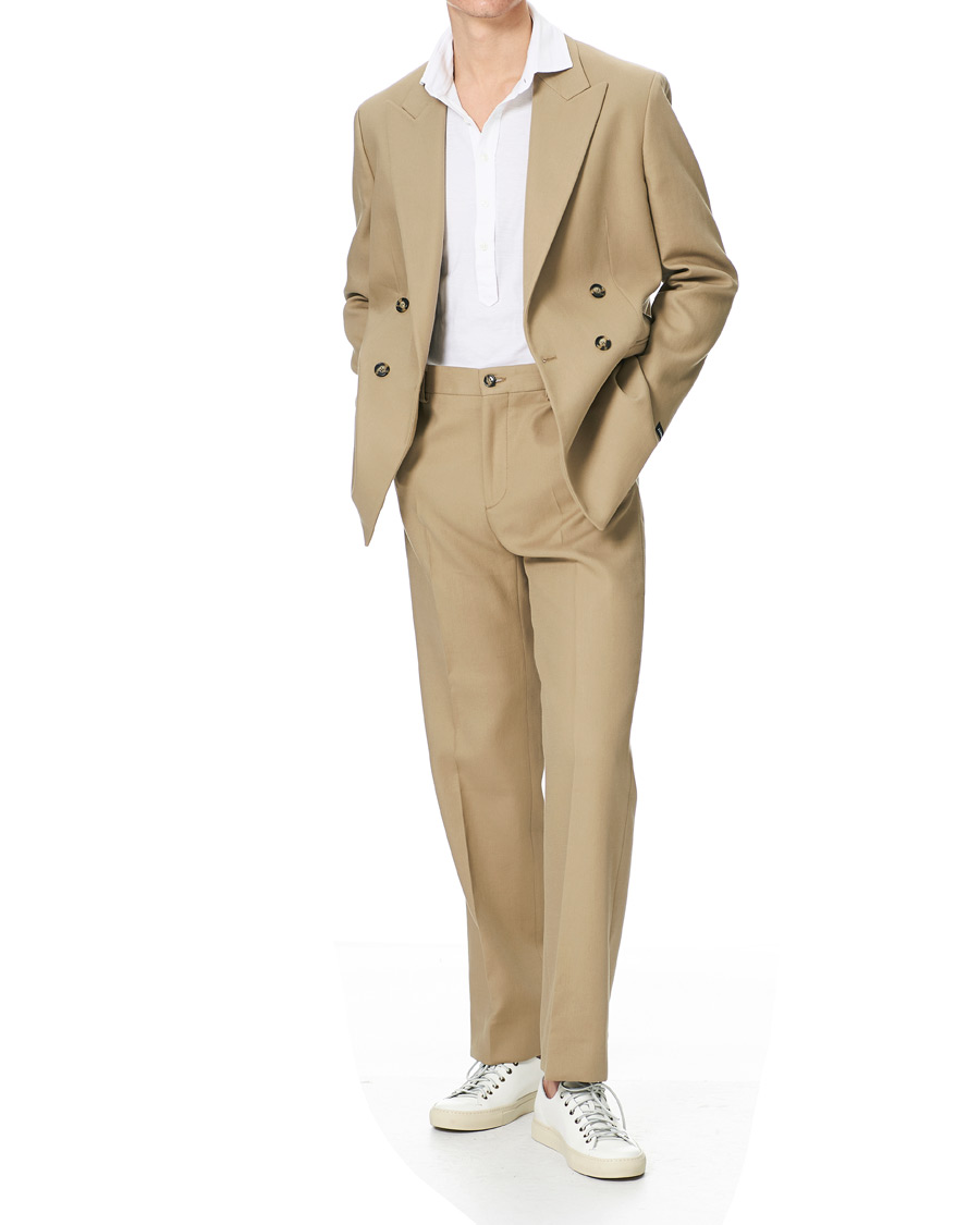 Hombres | Pantalones | J.Lindeberg | Haij Double Weaved Trousers Batique Khaki