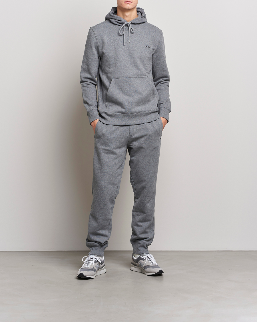 Hombres | Pantalones | J.Lindeberg | Cal Sweat Pant Grey Melange