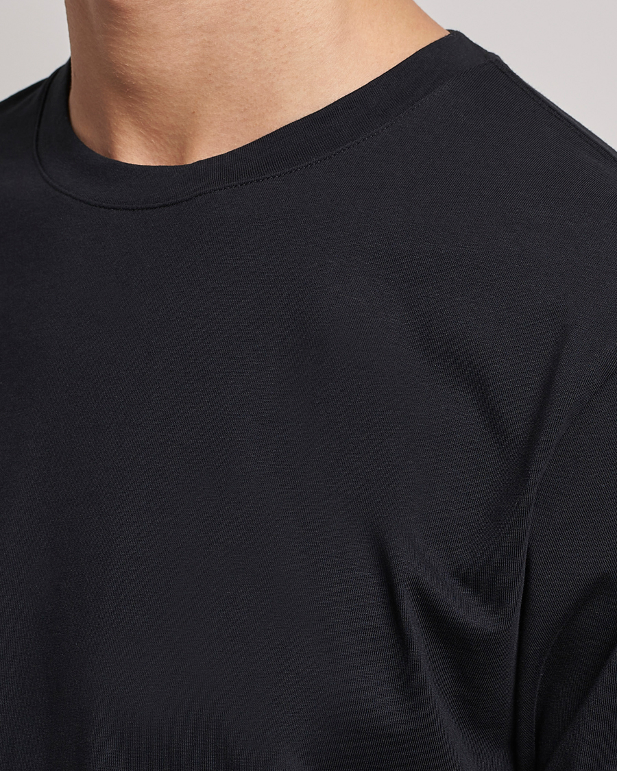 Hombres | Camisetas | J.Lindeberg | Sid Cotton Crew Neck Tee Black