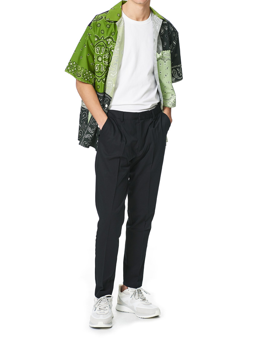 Hombres | Camisas | KENZO | Patchwork Short Sleeves Shirt Green