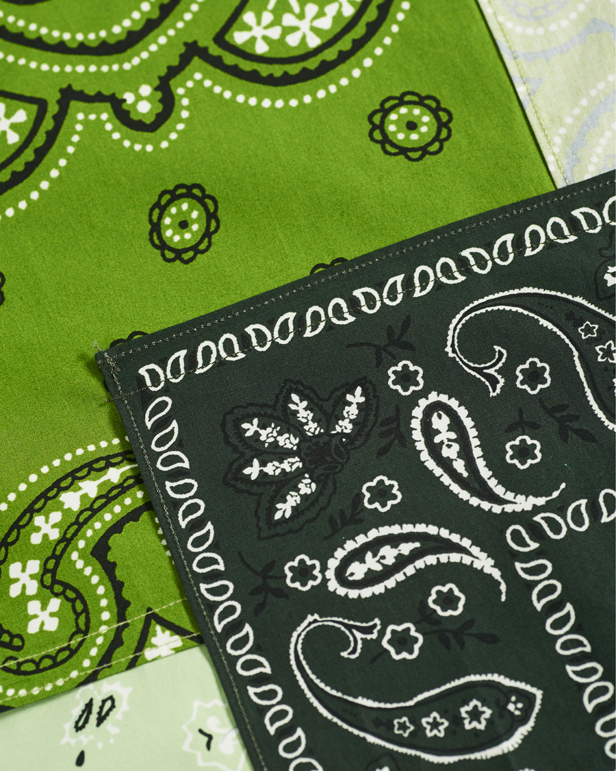 Hombres | Camisas | KENZO | Patchwork Short Sleeves Shirt Green