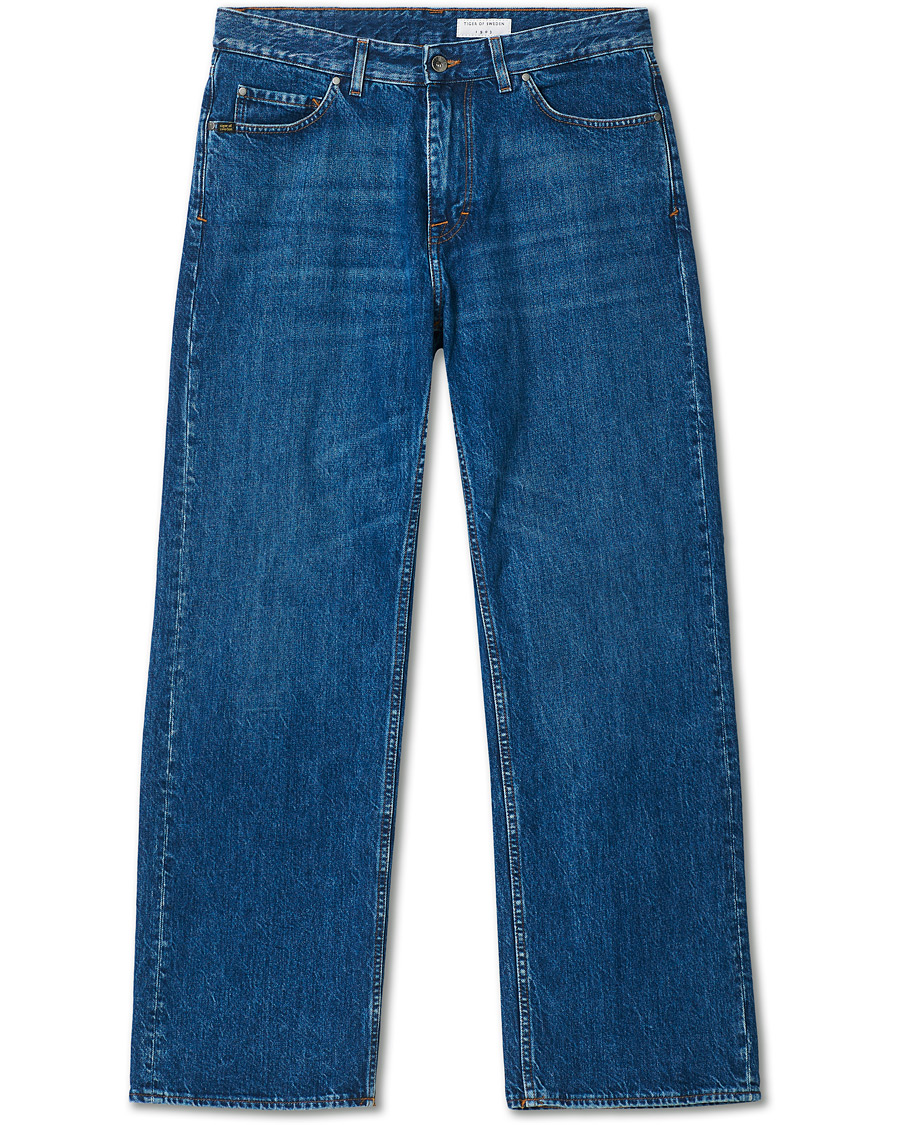 Hombres | Vaqueros | Tiger of Sweden | Tille Cotton Jeans Royal Blue