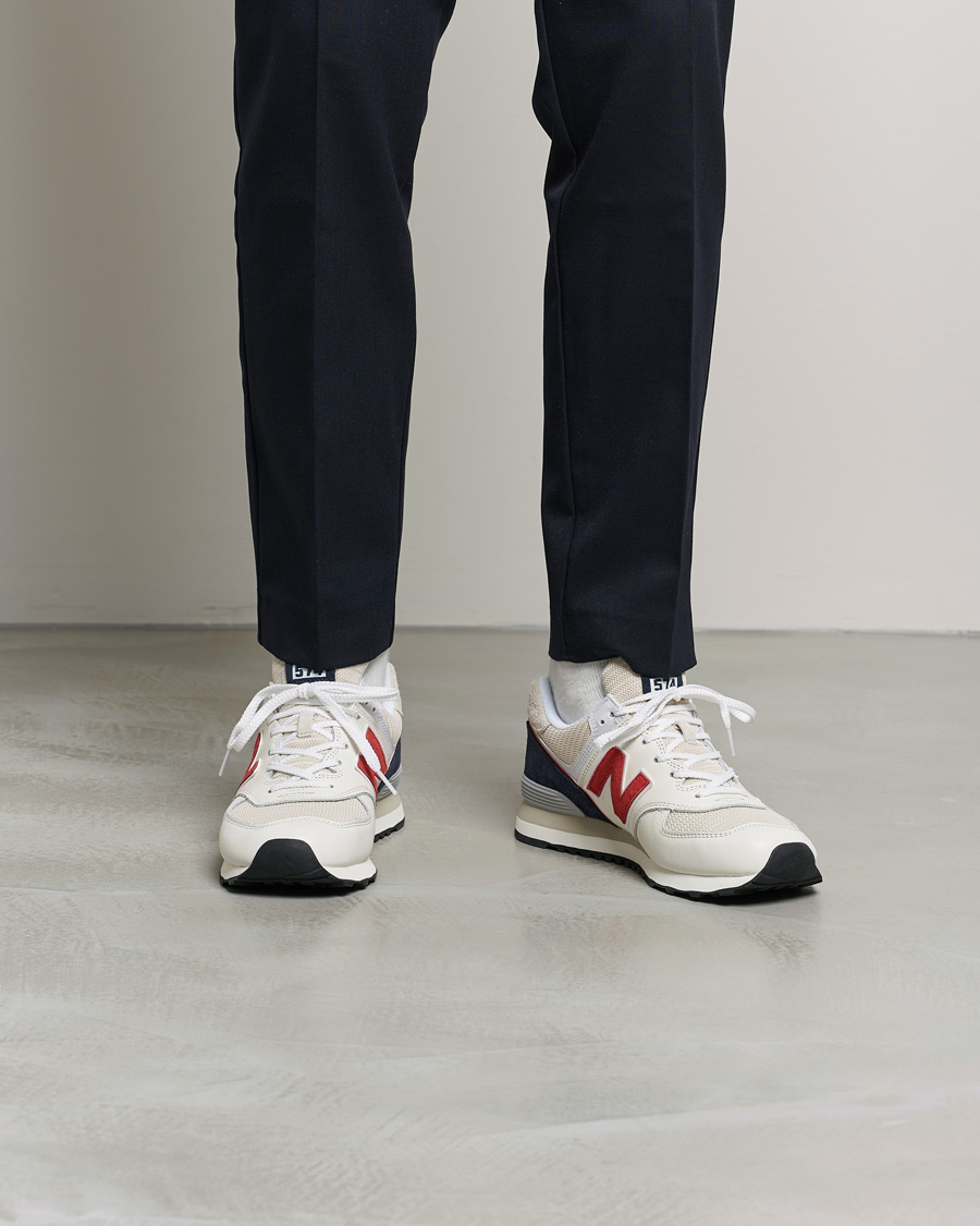 Hombres | New Balance 574 Sneaker Sea Salt | New Balance | 574 Sneaker Sea Salt