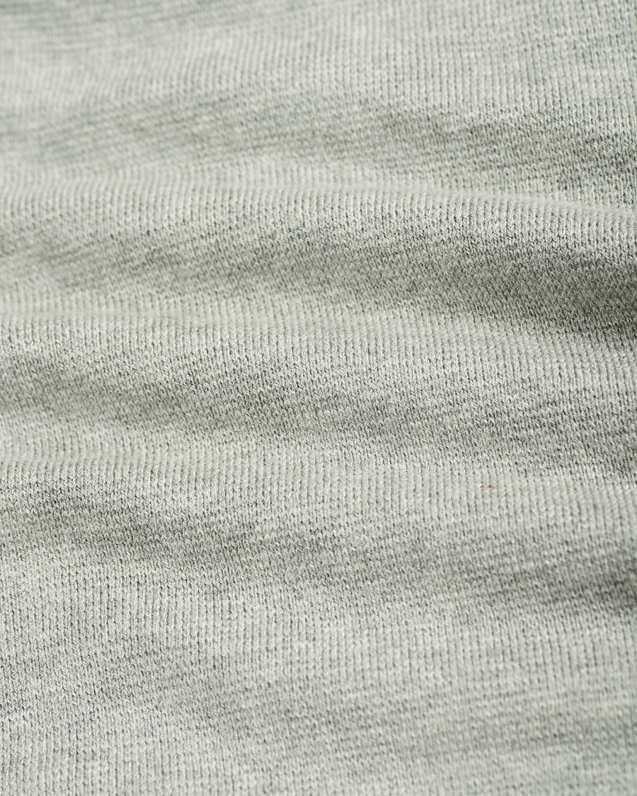 Hombres | Jerséis y prendas de punto | NN07 | Luis Knitted Full-Zip Sweater Light Grey Melange