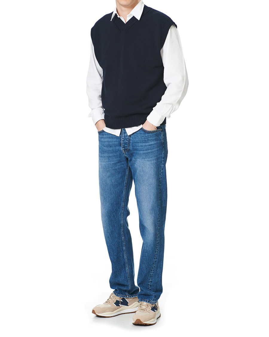 Hombres | Camisas | NN07 | Arne Tencel/Linen Shirt White