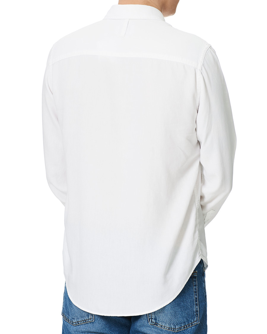 Hombres | Camisas | NN07 | Arne Tencel/Linen Shirt White