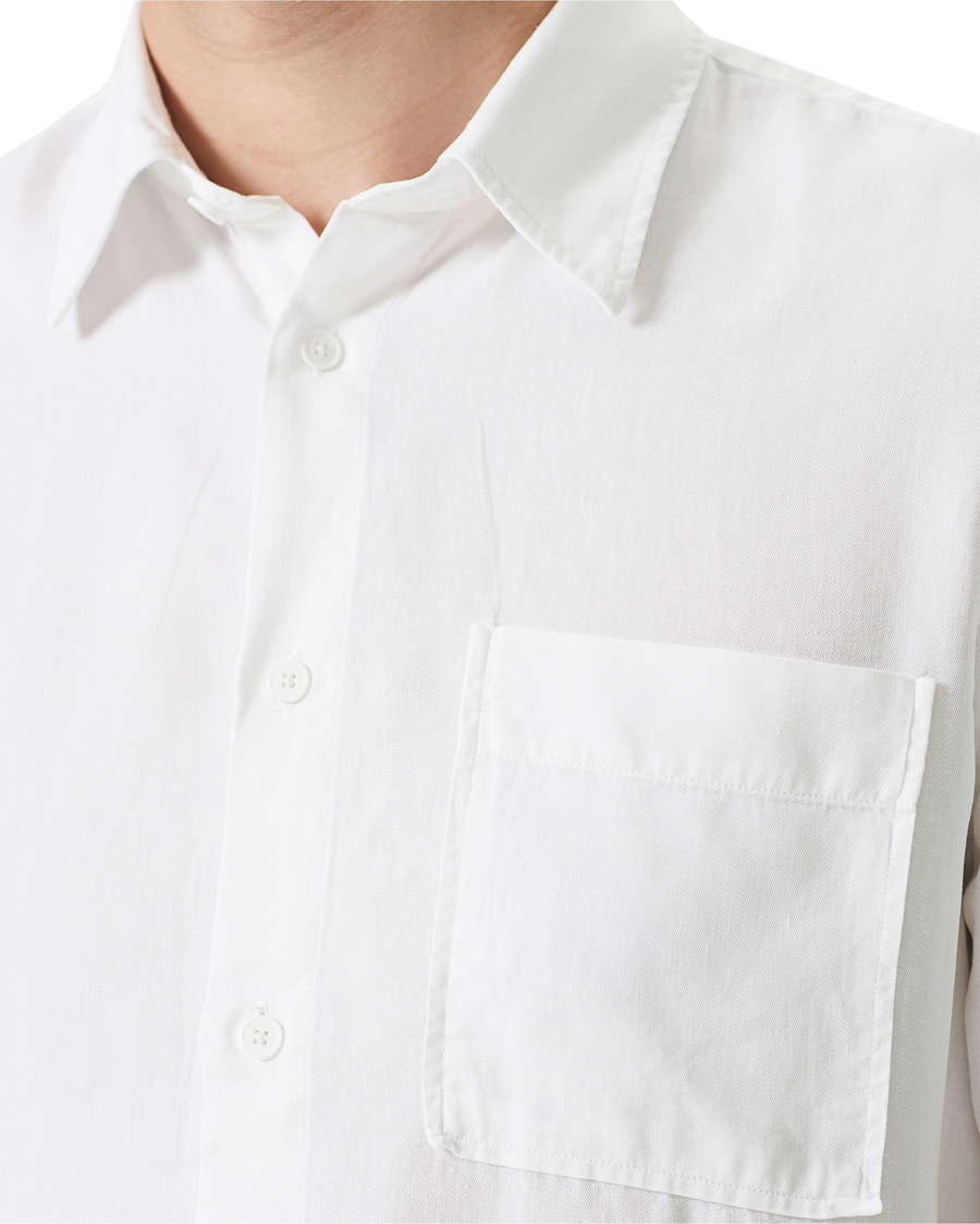 Hombres | Camisas | NN07 | Arne Tencel/Linen Shirt White