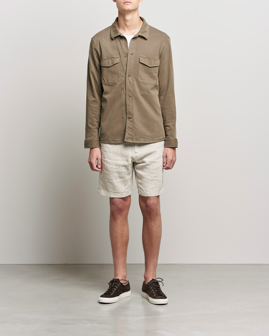 Hombres | Camisas | NN07 | Bernard Tencel Overshirt Clay