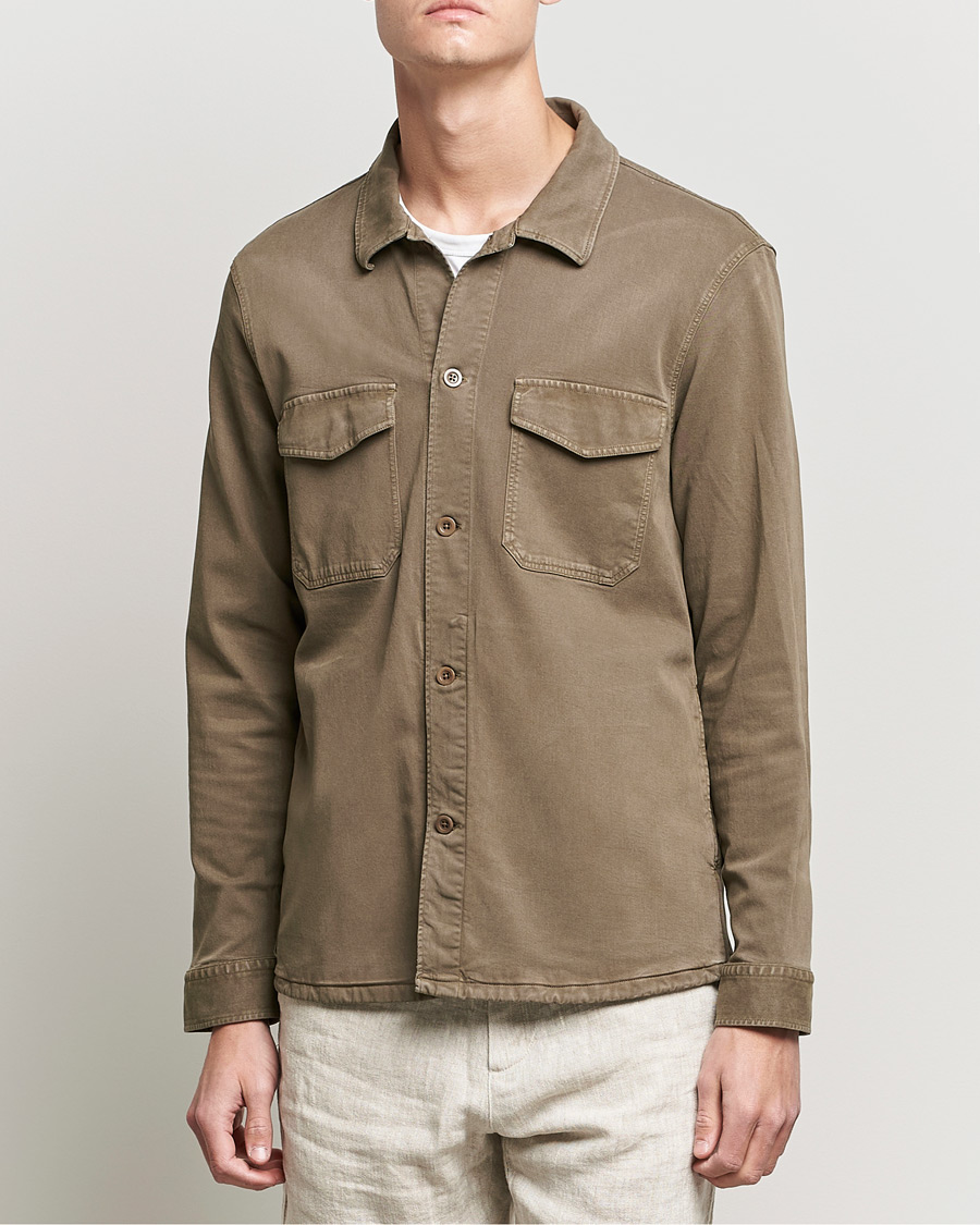Hombres | Camisas | NN07 | Bernard Tencel Overshirt Clay