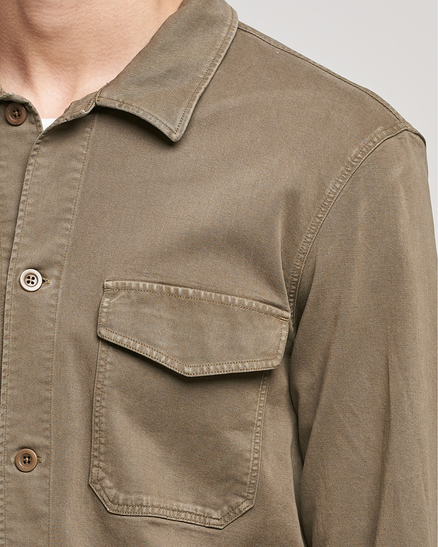 Hombres | Camisas | NN07 | Bernard Tencel Overshirt Clay