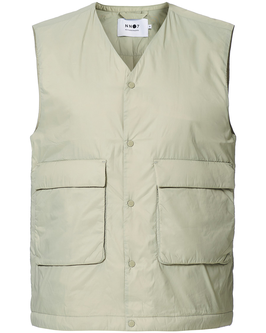 Hombres | Abrigos y chaquetas | NN07 | Barney Vest Oil Green