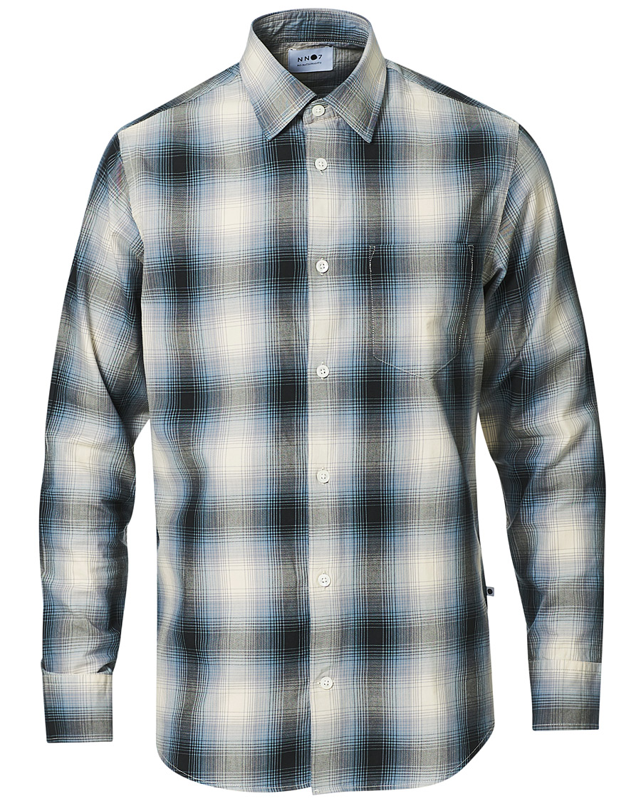 Hombres | Camisas | NN07 | Errico Checked Shirt Blue/White