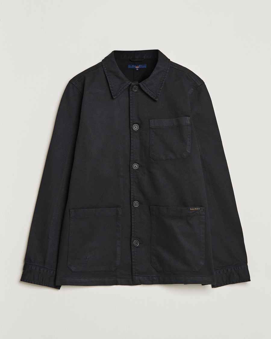 Hombres | Camisas | Nudie Jeans | Barney Worker Overshirt Black