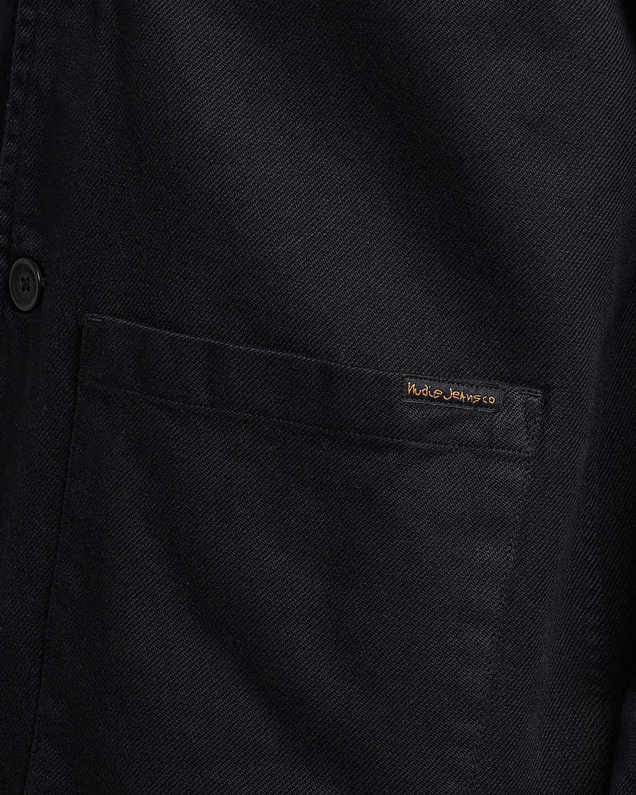 Hombres | Camisas | Nudie Jeans | Barney Worker Overshirt Black