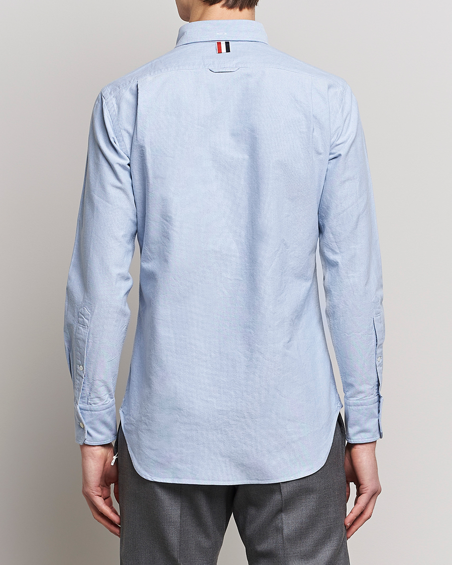 Hombres | Camisas | Thom Browne | Grosgrain Placket Oxford Shirt Light Blue