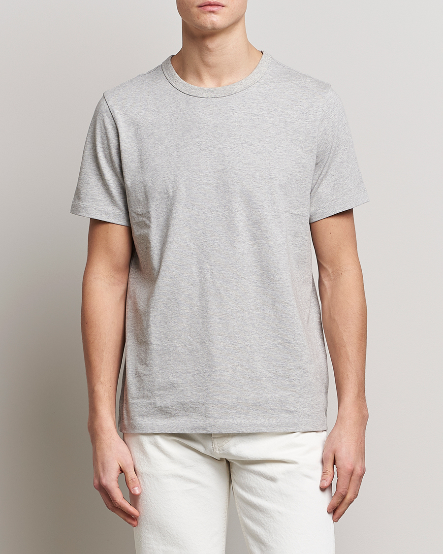 Hombres | Ropa | A Day's March | Heavy Tee Grey Melange