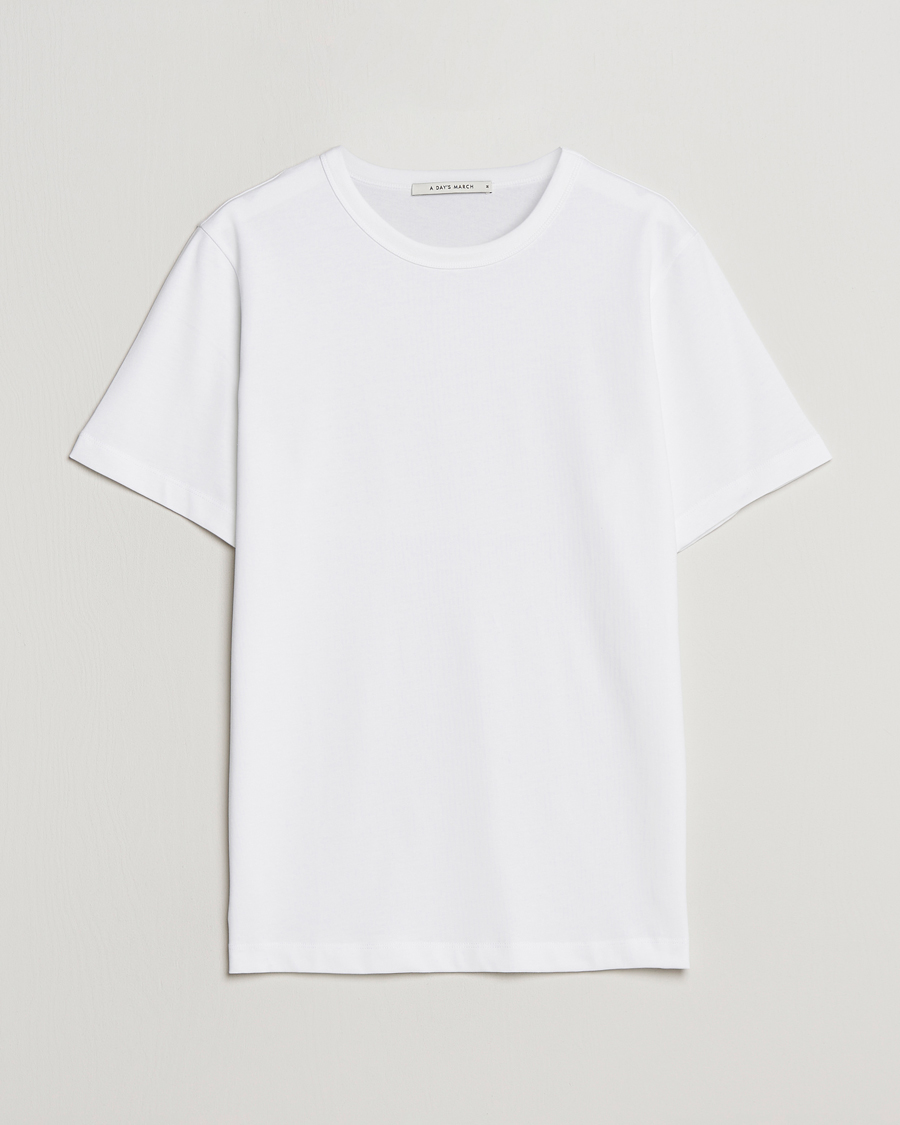 Hombres | Camisetas | A Day's March | Heavyweight T-Shirt White