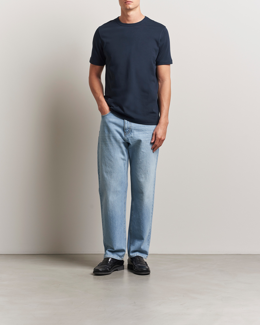 Hombres | Camisetas | A Day's March | Heavyweight T-Shirt Navy